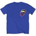The Rolling Stones Sixty Gradient Text (Back Print) Royal Blue L Camiseta de manga corta