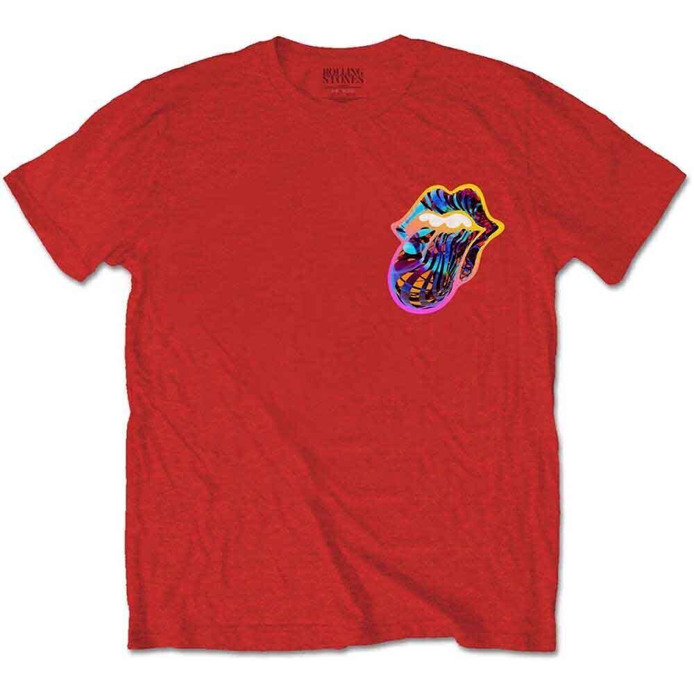 T-Shirt The Rolling Stones Sixty Gradient Text (Back Print) Red M T-Shirt