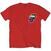 T-Shirt The Rolling Stones Sixty Gradient Text (Back Print) Red L T-Shirt