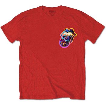 T-shirt The Rolling Stones Sixty Gradient Text (Back Print) Red XL T-shirt - 1
