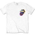 The Rolling Stones Sixty Gradient Text (Back Print) White XL T-Shirt