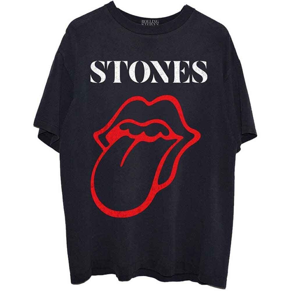 T-Shirt The Rolling Stones Sixty Classic Vintage Tongue Black 2XL T-Shirt