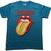 T-shirt The Rolling Stones Dia Tongue (Embellished) Teal Blue XL T-shirt