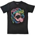 The Rolling Stones Some Girls Neon Tongue (Embellished) Faded Black M Majica