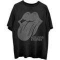 The Rolling Stones Holographic Tongue Black XL T-Shirt