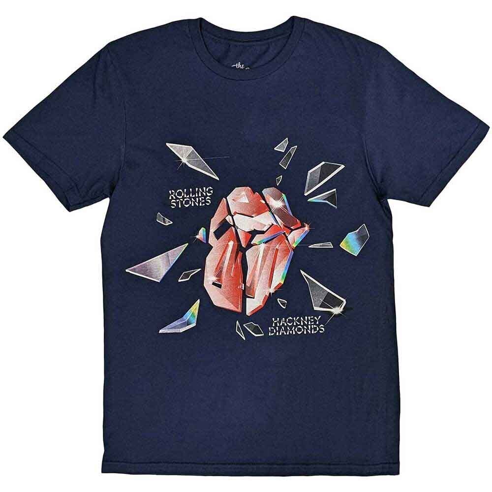 T-Shirt The Rolling Stones Hackney Diamonds Explosion Navy Blue 2XL T-Shirt