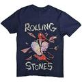 The Rolling Stones Hackney Diamonds Heart Navy Blue M Majica