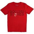 The Rolling Stones Hackney Diamonds Shard Logo Red M T-särk