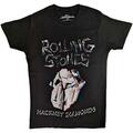 The Rolling Stones Hackney Diamonds Faded Logo Black XL T-Shirt