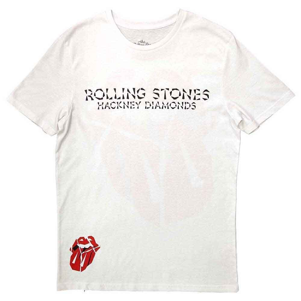 Košulja The Rolling Stones Hackney Diamonds Lick (Back Print) White S Košulja
