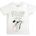 T-Shirt The Rolling Stones Hackney Diamonds Diamond Tongue Outline (Back Print) White 2XL T-Shirt