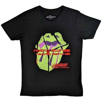 T-Shirt The Rolling Stones Hackney Diamonds Neon Tongue Black L T-Shirt - 1