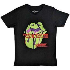 Skjorte The Rolling Stones Hackney Diamonds Neon Tongue Black XL Skjorte