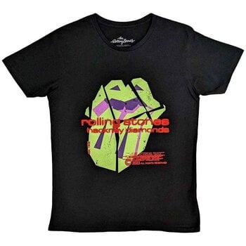 T-Shirt The Rolling Stones Hackney Diamonds Neon Tongue Black 2XL T-Shirt - 1