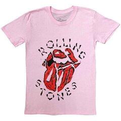 Koszulka The Rolling Stones Hackney Diamonds Painted Tongue Pink L Koszulka