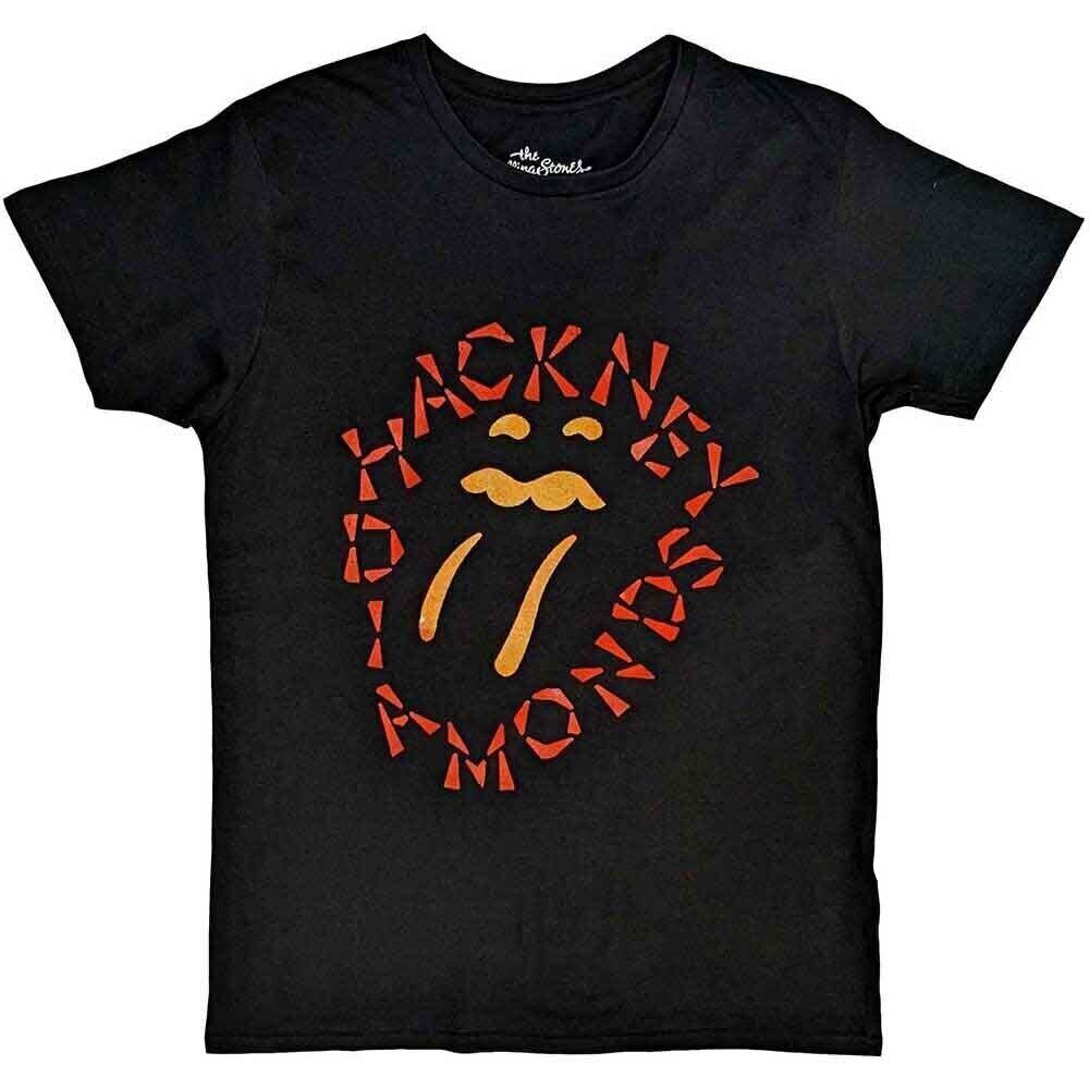 T-Shirt The Rolling Stones Hackney Diamonds Negative Tongue Black M T-Shirt
