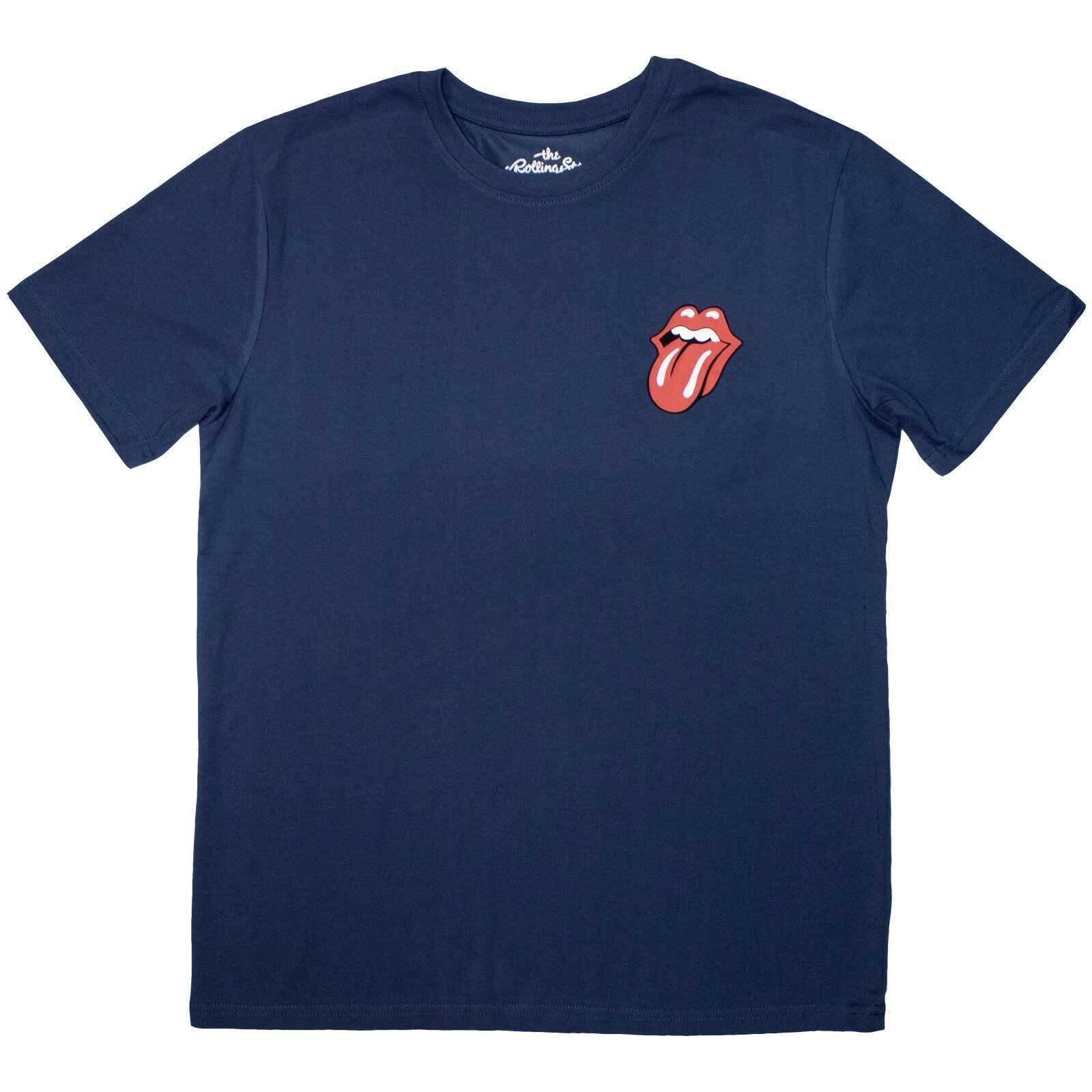 T-Shirt The Rolling Stones Mini Classic Tongue Denim Blue S T-Shirt