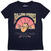 T-shirt The Rolling Stones Desert '72 Navy Blue L Feminino T-shirt