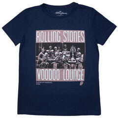 T-shirt The Rolling Stones Voodoo Skulls Denim Blue XL Feminino T-shirt