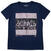 T-shirt The Rolling Stones Voodoo Skulls Denim Blue 2XL Feminino T-shirt