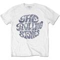 The Rolling Stones Vintage 70s Logo White L T-särk
