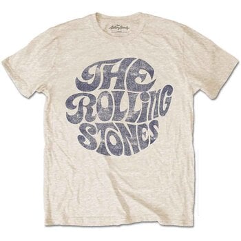 T-Shirt The Rolling Stones Vintage 1970s Logo Sand L T-Shirt - 1