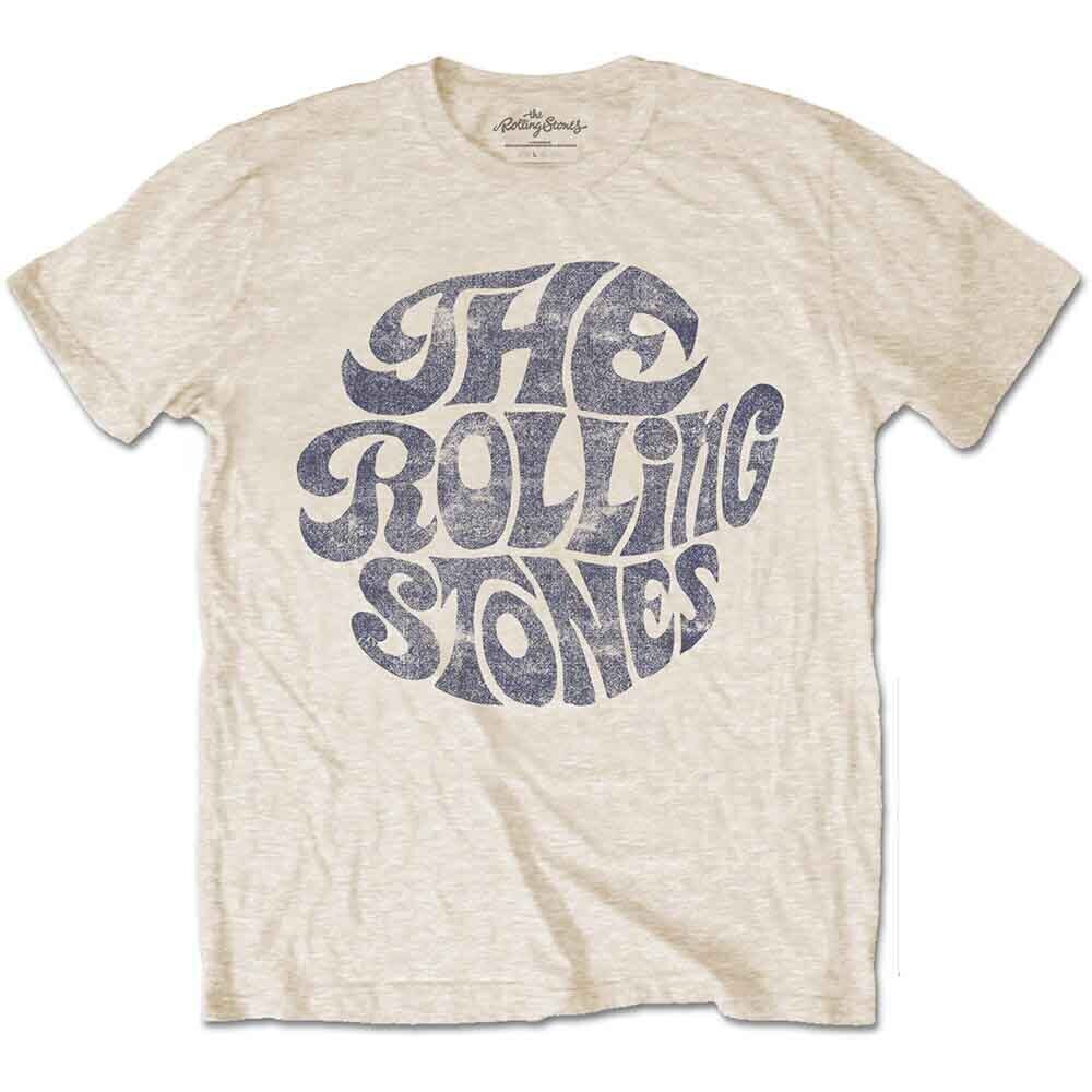 T-Shirt The Rolling Stones Vintage 1970s Logo Sand 2XL T-Shirt