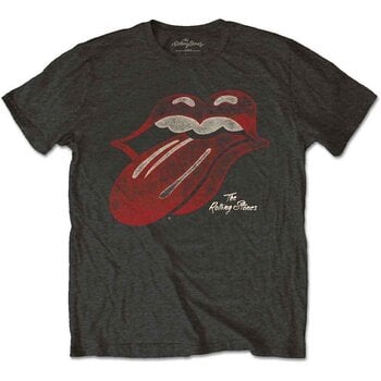 T-shirt The Rolling Stones Vintage Tongue Logo Charcoal Grey XL T-shirt - 1