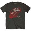 The Rolling Stones Vintage Tongue Logo Charcoal Grey XL T-Shirt