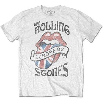 T-Shirt The Rolling Stones Europe 82 White L T-Shirt - 1