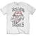 T-Shirt The Rolling Stones Europe 82 White L T-Shirt