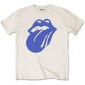 The Rolling Stones Blue & Lonesome 1972 Logo Natural XL T-Shirt
