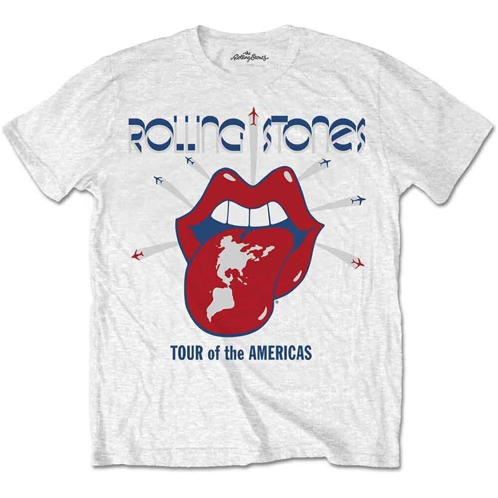 T-shirt The Rolling Stones Tour of the Americas White XL T-shirt
