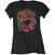 Skjorte The Rolling Stones Retro 70s Vibe Black 2XL Dame Skjorte