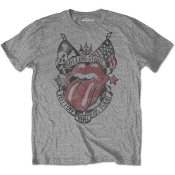 T-shirt The Rolling Stones Tattoo You US Tour (Soft Hand Inks) Grey XL T-shirt - 1