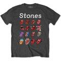 The Rolling Stones No Filter Evolution (Soft Hand Inks) Charcoal Grey L T-särk