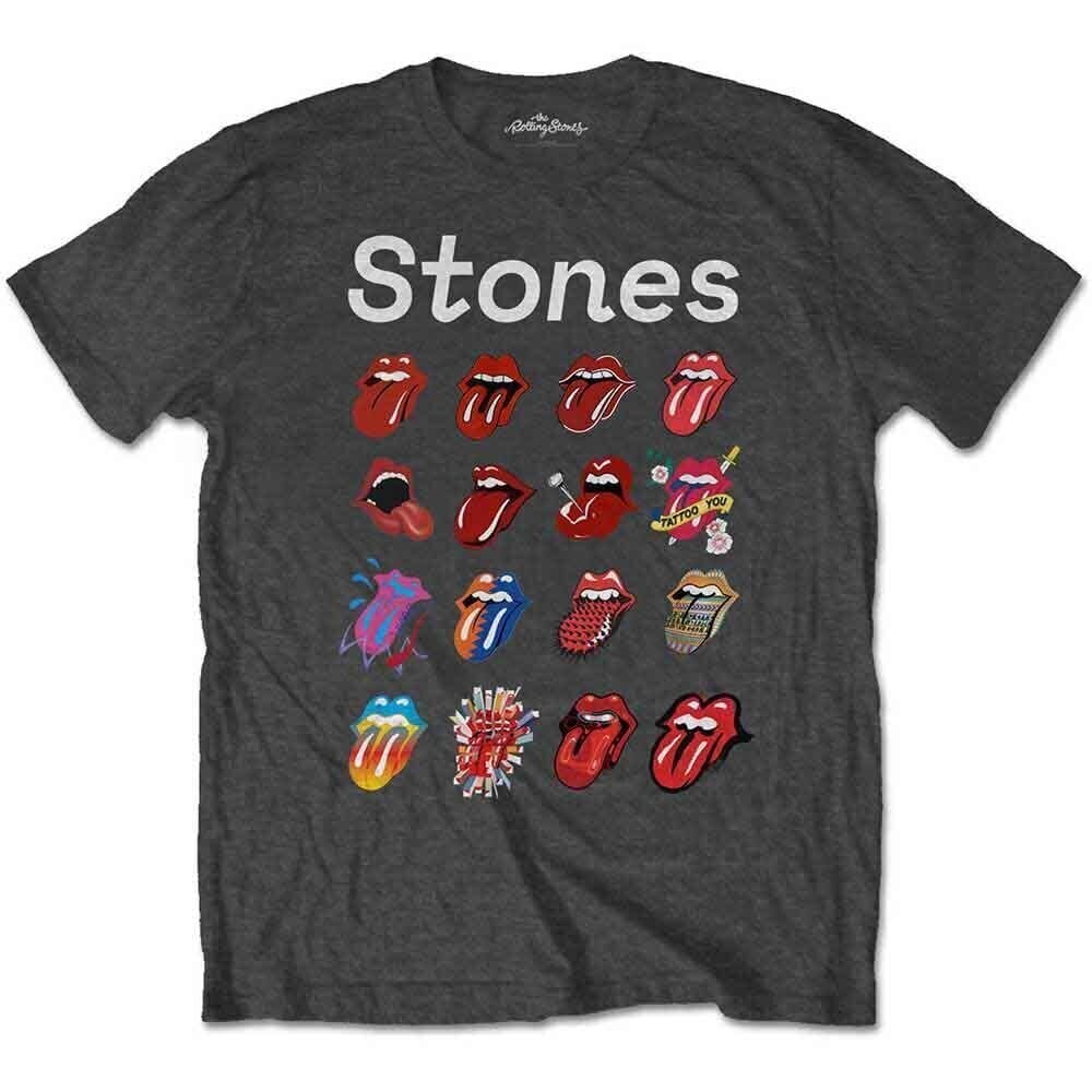 Tricou The Rolling Stones No Filter Evolution (Soft Hand Inks) Gri cărbune 3XL Tricou
