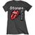 T-shirt The Rolling Stones No Filter Text Charcoal Grey XL Feminino T-shirt