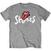 Camiseta de manga corta The Rolling Stones No Filter Brush Strokes Grey S Camiseta de manga corta