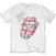 Košulja The Rolling Stones Vintage British Tongue (Soft Hand Inks) White M Košulja