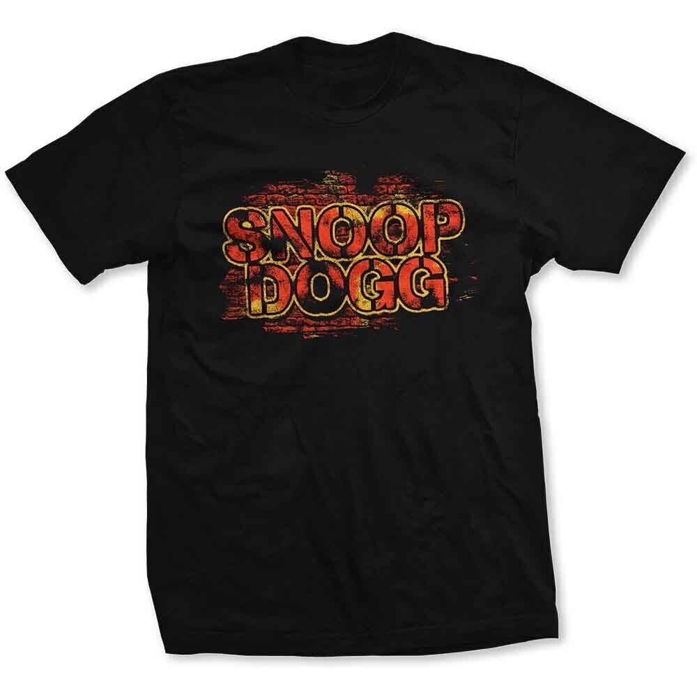 T-shirt Snoop Dogg Red Logo Black XL T-shirt