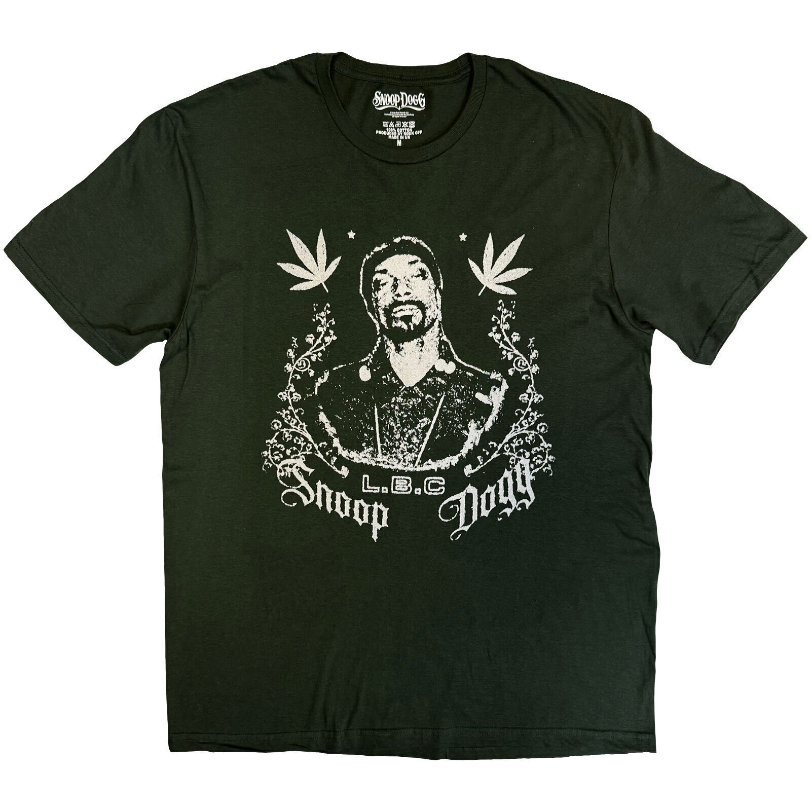 T-Shirt Snoop Dogg L.B.C Green M T-Shirt