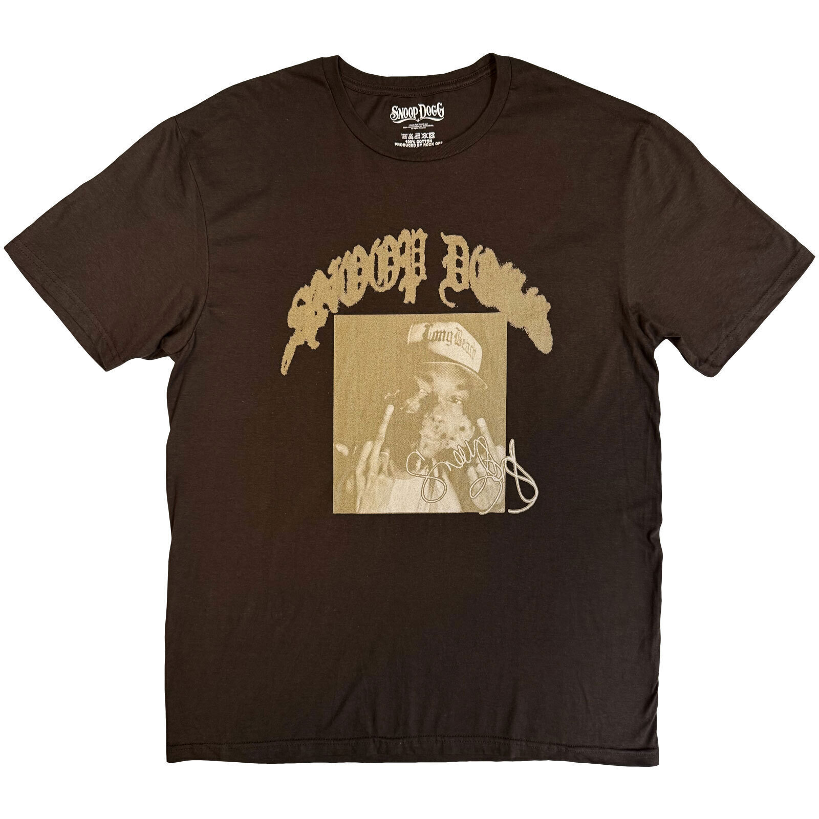 Риза Snoop Dogg Middle Finger Brown XL Риза