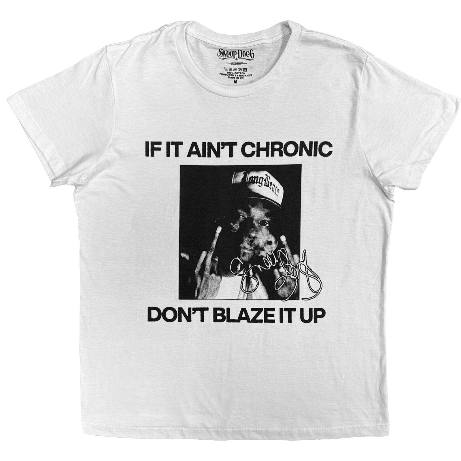T-shirt Snoop Dogg Chronic Signature White L T-shirt