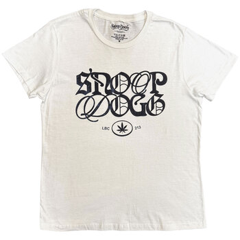T-shirt Snoop Dogg Lettering Mash Up White XL T-shirt - 1