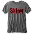 Slipknot Logo (Burnout) Charcoal Grey L Camiseta de manga corta