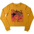 Slipknot The End, So Far Barcode (Back Print) Yellow S Feminino T-shirt