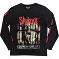 Slipknot Skeleton Flag (Back & Sleeve Print) Black XL T-Shirt