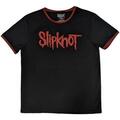 Slipknot Logo (Back Print Ringer) Black L T-shirt