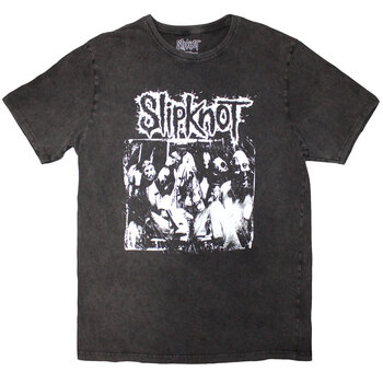 T-Shirt Slipknot Album Splatter (Stone Wash Back Print) Charcoal Grey L T-Shirt - 1